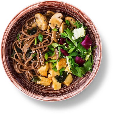 Element projeniz için uygun sade arka planda izole edilmiş tropikal yiyecekleri kapat.