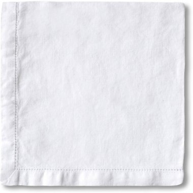 Saydam arkaplanda izole edilmiş gerçekçi peçete. Sahne projeleri için uygun element.