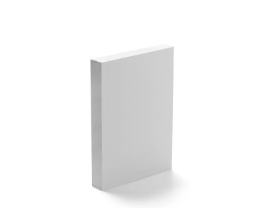 Taklit malzemeleriniz için uygun boş beyaz kağıt kutuyu kapat.