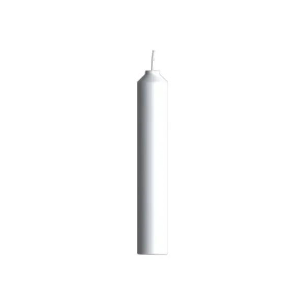 Realistic simple candle isolated on transparent background, suitable for your asset design.