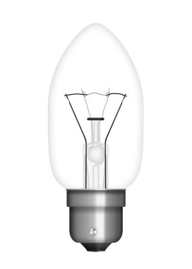 İzole edilmiş retro ampulü kapat.