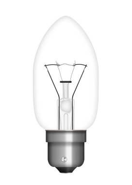 İzole edilmiş retro ampulü kapat.