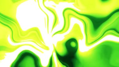 Yeşil ve siyah soyut girdaplar bu büyüleyici ve dinamik tasarımda bir gizem ve derinlik hissi uyandıran akışkan bir hareket etkisi yaratır..