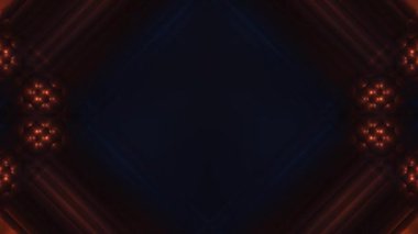 Koyu renk ve ışık çizgileri ile soyut görüntü karmaşık desenler oluşturur.