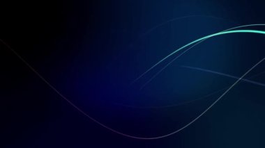 Pürüzsüz, akışkan çizgiler içeren, koyu mavi bir zemin üzerinde zarif bir şekilde kıvrılan, sakin, dengeli ve modern sofistike bir yapı yaratan minimalist bir tasarım..