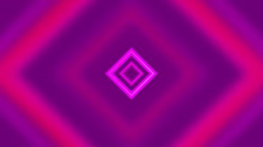 Parlak pembe elmas şekilli çarpıcı soyut bir tasarım düz bir gradyan arkaplan karşısında ayarlanmış, geometrik hassasiyet ile canlı, modern renk paletini birleştiren.