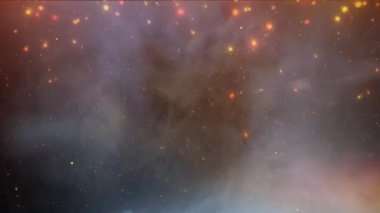 Parlayan parçacıklar ve yumuşak ışıkla soyut arkaplan.