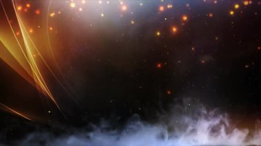 Parlak ışık ve dumanla soyut arkaplan.