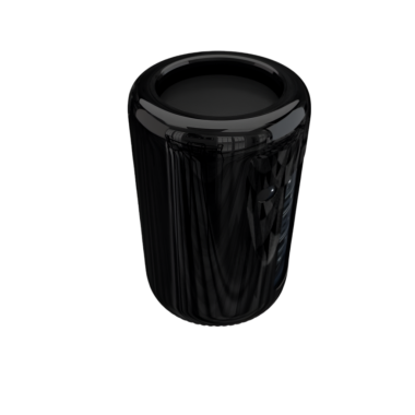 Parlak bir kaplaması olan parlak siyah silindirik bir kap, muhtemelen depolama veya dekorasyon için kullanılıyor..