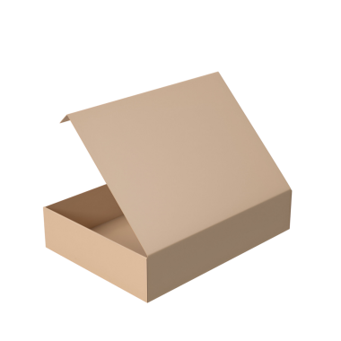 Basit bir karton kutu, ambalaj ya da depolama amaçları için ideal.