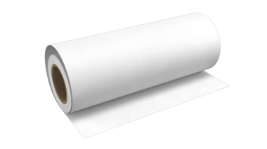 Bir rulo sade beyaz kağıt, genellikle baskı, çizim veya el işi için kullanılır..