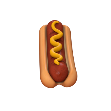 Sosisli, hardallı, ekmekli, popüler bir aperatif ya da fast food öğesini temsil ediyor..