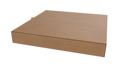 Basit bir kahverengi karton kutu, genellikle ambalaj ve nakliye malzemeleri için kullanılır..