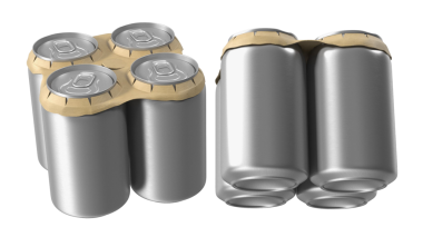 Kolay taşınmak ve depolamak için tasarlanmış alüminyum içecek kutuları..