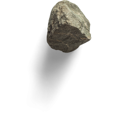 Doğal dokusu ve rengi olan basit bir kaya..