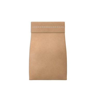 Düz kahverengi bir kese kağıdı, tipik olarak yiyecek ya da eşya paketlemek için kullanılır..