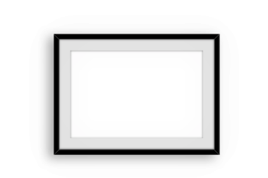 Resim veya fotoğrafçılık için hazırlanmış boş bir çerçeve.