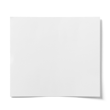 Notlara, çizimlere ya da yaratıcı fikirlere hazır boş bir sayfa..