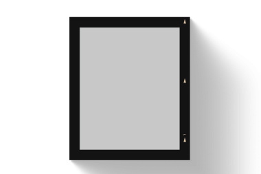 İçerik veya sanat eserleri için hazır boş çerçeveli bir görüntü.