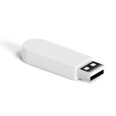 Veri depolama ve aktarma için tasarlanmış basit bir USB bellek.