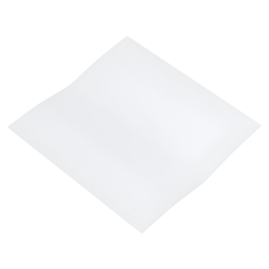 Pürüzsüz, beyaz bir sayfa, muhtemelen baskı ya da el işi için kullanılır..