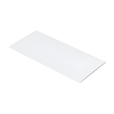 Yazdırma ya da yazma gibi çeşitli kullanımlar için uygun boş beyaz dikdörtgen bir kağıt tabakası.