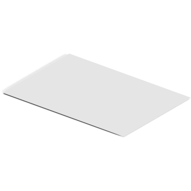 Yazdırmak ya da yazmak için uygun boş, dikdörtgen bir kağıt..