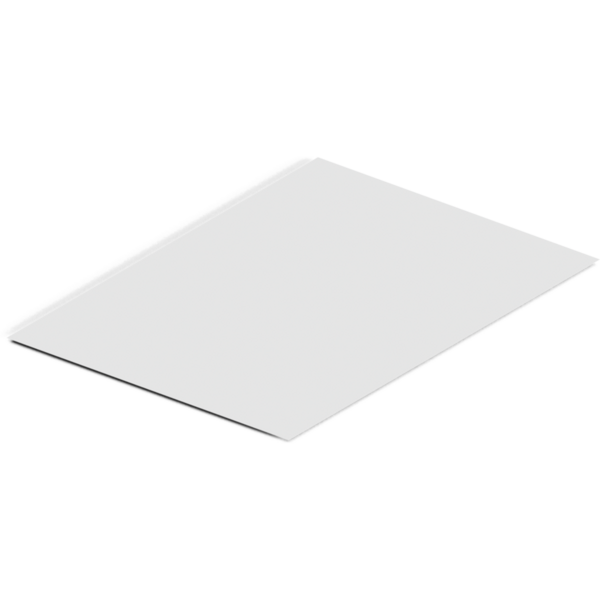 Yazmak veya yazdırmak için uygun, düz duran boş bir kağıt parçası.