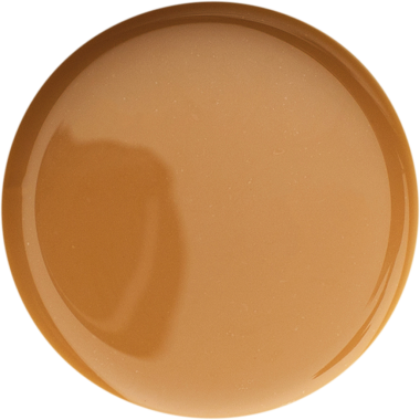 Açık kahverengi bir maddenin pürüzsüz, parlak bir yüzeyi, muhtemelen boya ya da kozmetik bir ürün..