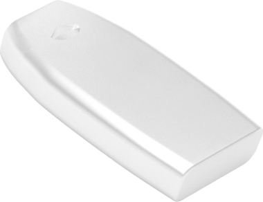 Bu resim, belli bir fonksiyonel amaç için tasarlanmış parlak, dikdörtgen bir nesne gösteriyor, muhtemelen teknoloji veya aksesuarlarla ilgili..