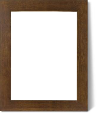 Basit bir ahşap çerçeve, içi boş, sanat eseri ya da fotoğraf için hazır..