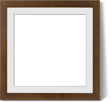 Resim veya fotoğrafçılık için hazırlanmış boş bir çerçeve.