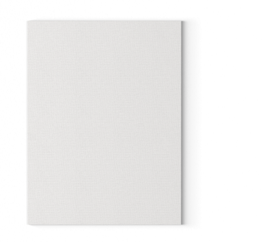 Yaratıcılık veya not alma için bir tuval görevi gören boş beyaz bir sayfa.