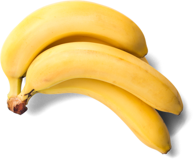 Olgun sarı muz kümesi, pürüzsüz dokularını ve canlı renklerini sergiliyor, tüketim ve aşçılık kullanımı için ideal..