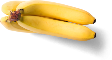 Bir grup olgun sarı muz, canlı renklerini ve pürüzsüz dokularını sergiliyorlar..