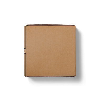 Basit bir karton kutu, genellikle ambalaj ve nakliye malzemeleri için kullanılır..