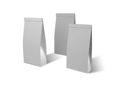 Çeşitli ürünler için uygun, gösterişli tasarımı olan üç boş paket kutusu..