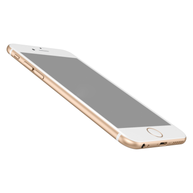 Zarif, modern bir akıllı telefon, altın kaplamalı ve boş bir ekran, zarif tasarımını sergiliyor..