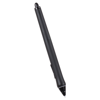 Dokunmatik ekranlarda dijital çizim ve yazı için tasarlanmış parlak siyah bir stil..