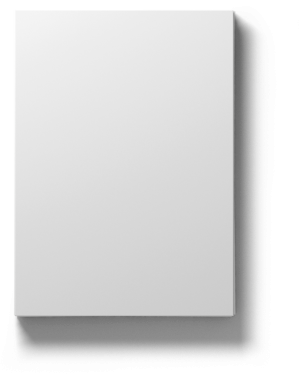 Temiz, minimalist bir tasarımı olan boş bir kitap kapağı..