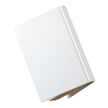 Açık duran beyaz bir kitap, yazmak ya da fikirlerle doldurmak için bir davetiye öneriyor..