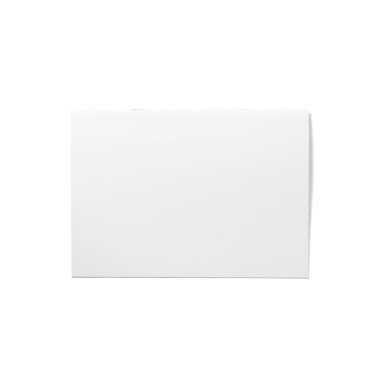 Çizim ya da yazı için uygun boş beyaz bir tuval.