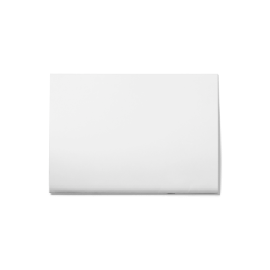 Notlar veya yaratıcı projeler için uygun boş bir beyaz kart.