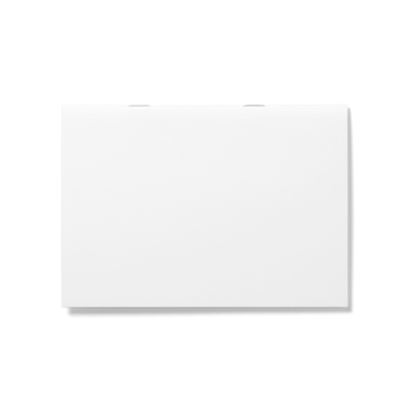 Sunumlar veya yaratıcı projeler için boş bir beyaz yüzey ideali.