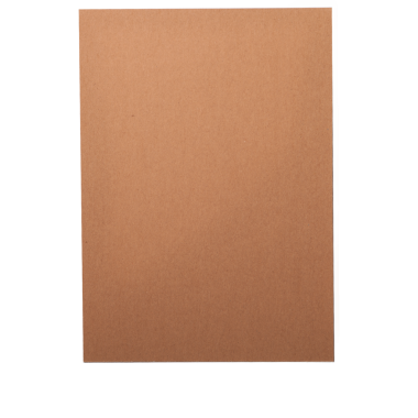 Düz kahverengi bir karton kağıt, çeşitli el işleri ve organizasyon amaçları için uygundur..