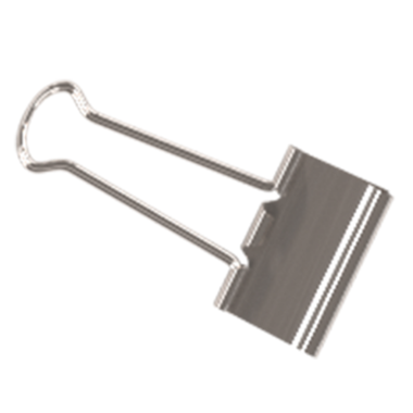 Kağıt parçalarını güvenli bir şekilde bir arada tutmak için kullanılan metalik bir ataç..