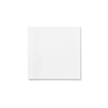 Yaratıcılık ya da fikirler için bir alan öneren boş bir kare kitap ya da defter kapağı.