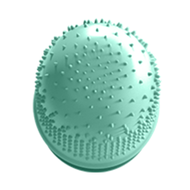 Dokulu bir yüzeyin üç boyutlu bir temsili, muhtemelen bilimsel bir kavramı ya da mikroskobik yapıyı temsil ediyor..