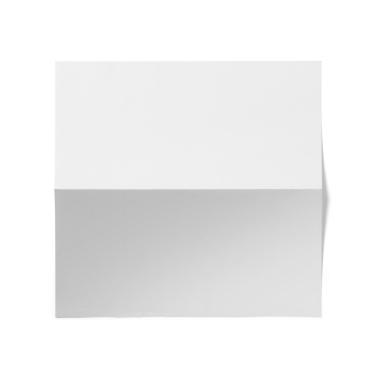 Üst beyaz kesimi ve alt gri kesimi ile yatay bölünmüş beyaz bir kare içeren minimalist bir tasarım..