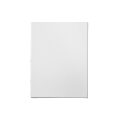 Notlar, çizimler veya yazdırma amaçları için uygun boş beyaz bir sayfa..